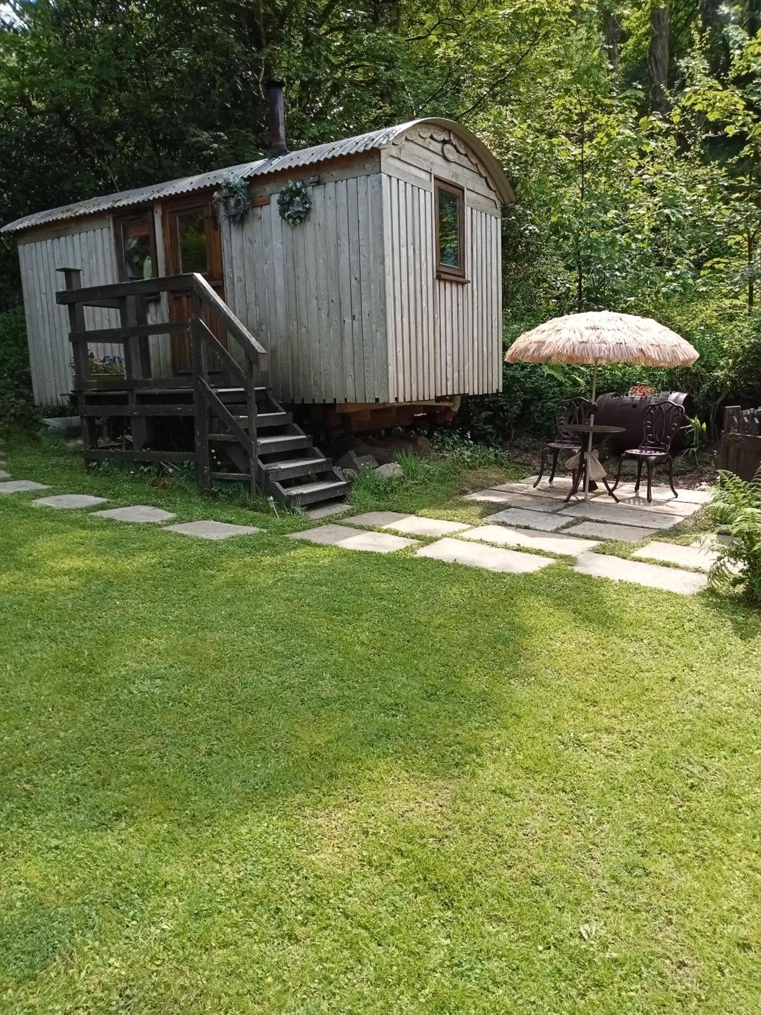 'Morris' The Shepherd'S Hut And Woodland Hot Tub Experience Carmarthen Dış mekan fotoğraf