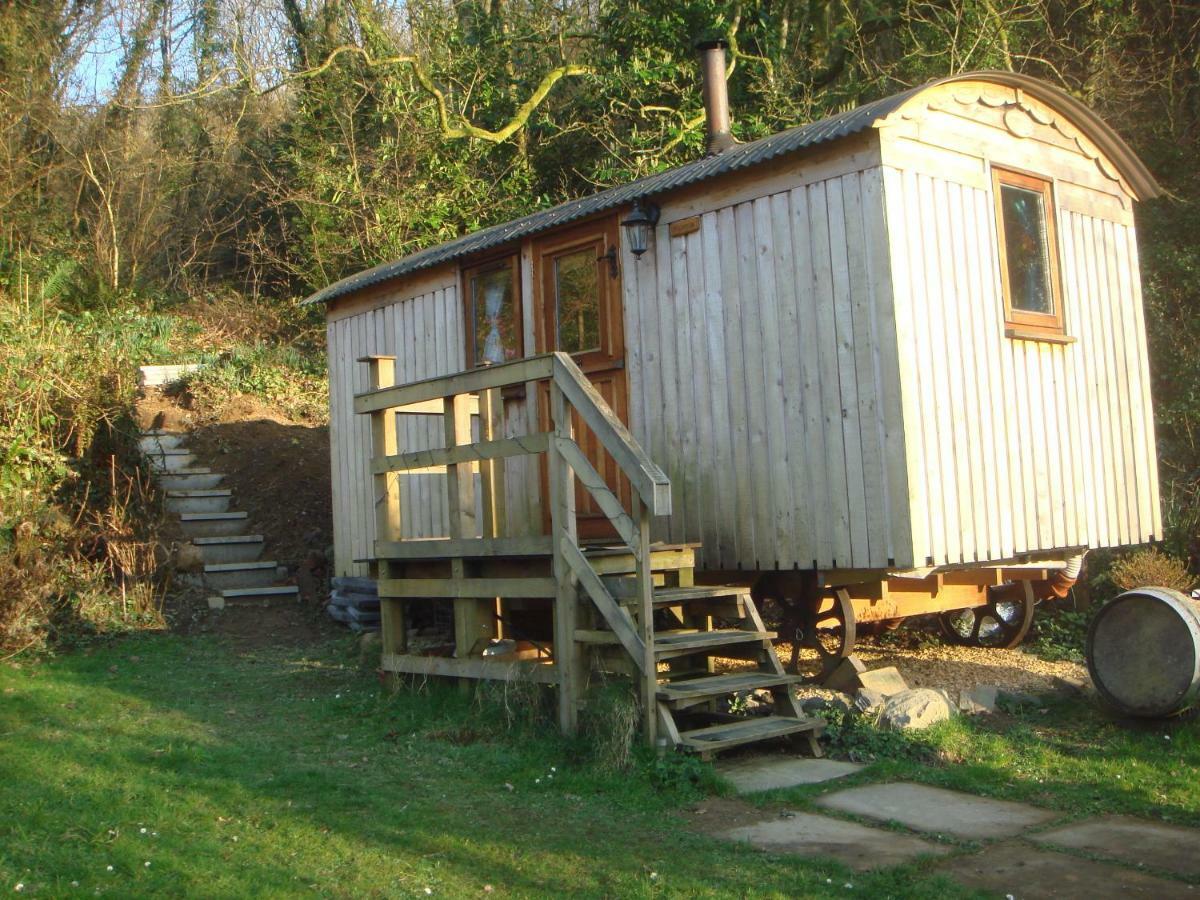 'Morris' The Shepherd'S Hut With Woodland Hot Tub Carmarthen Dış mekan fotoğraf