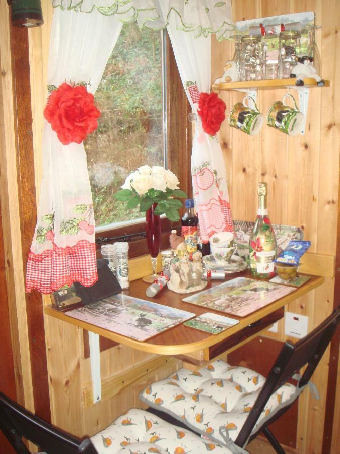 'Morris' The Shepherd'S Hut With Woodland Hot Tub Carmarthen Dış mekan fotoğraf